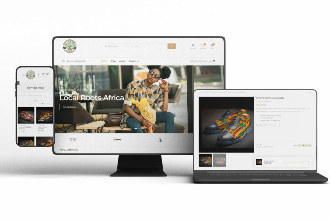 eCommerce solutions for online brands Local Roots Africa