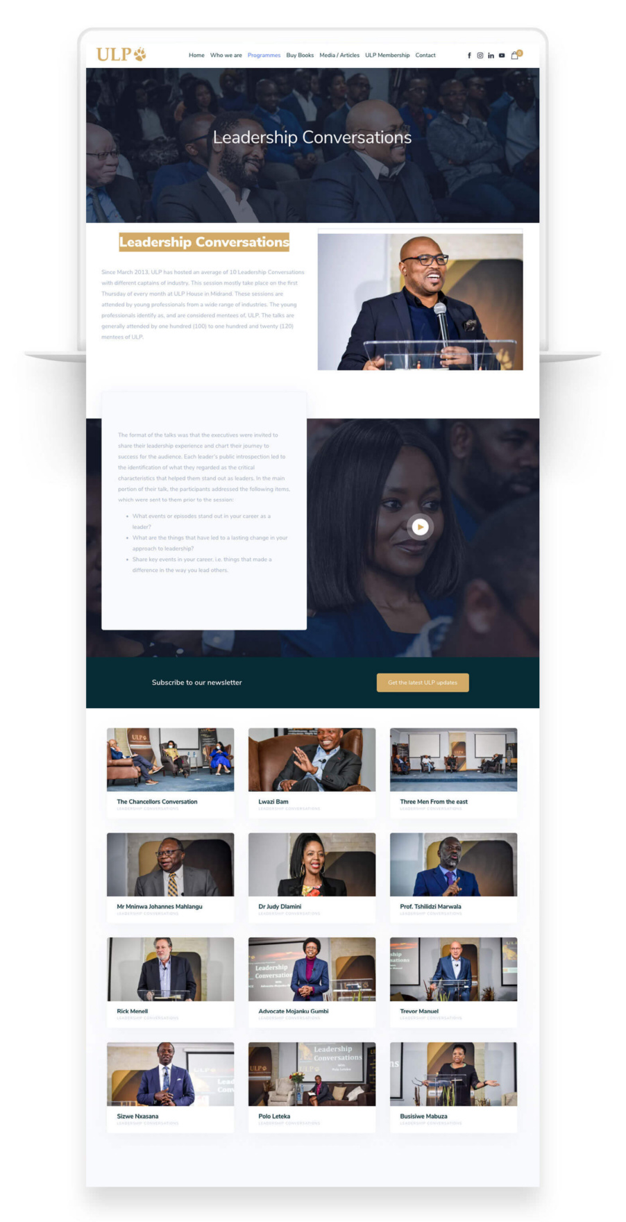 Web design services for leadership development platforms Unleashing Leadership Potential