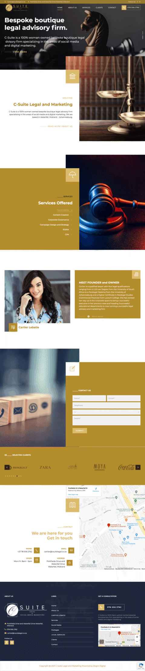Dsignr Digital | Law Firm Website Design C-Suite Legal and Marketing
