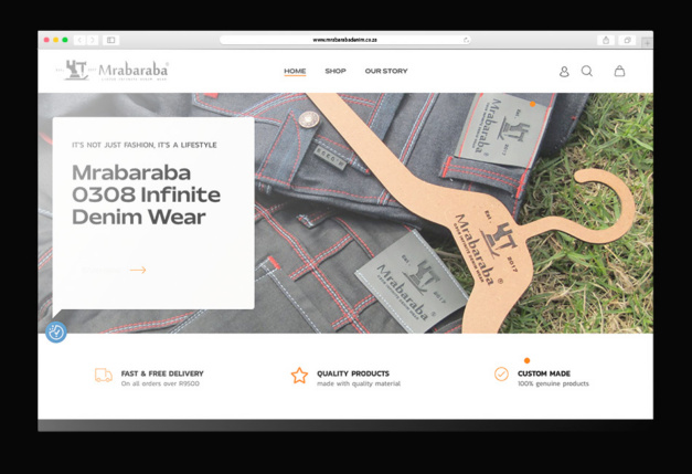 Dsignr Digital | eCommerce solutions for local South African brands Mrabaraba Denim