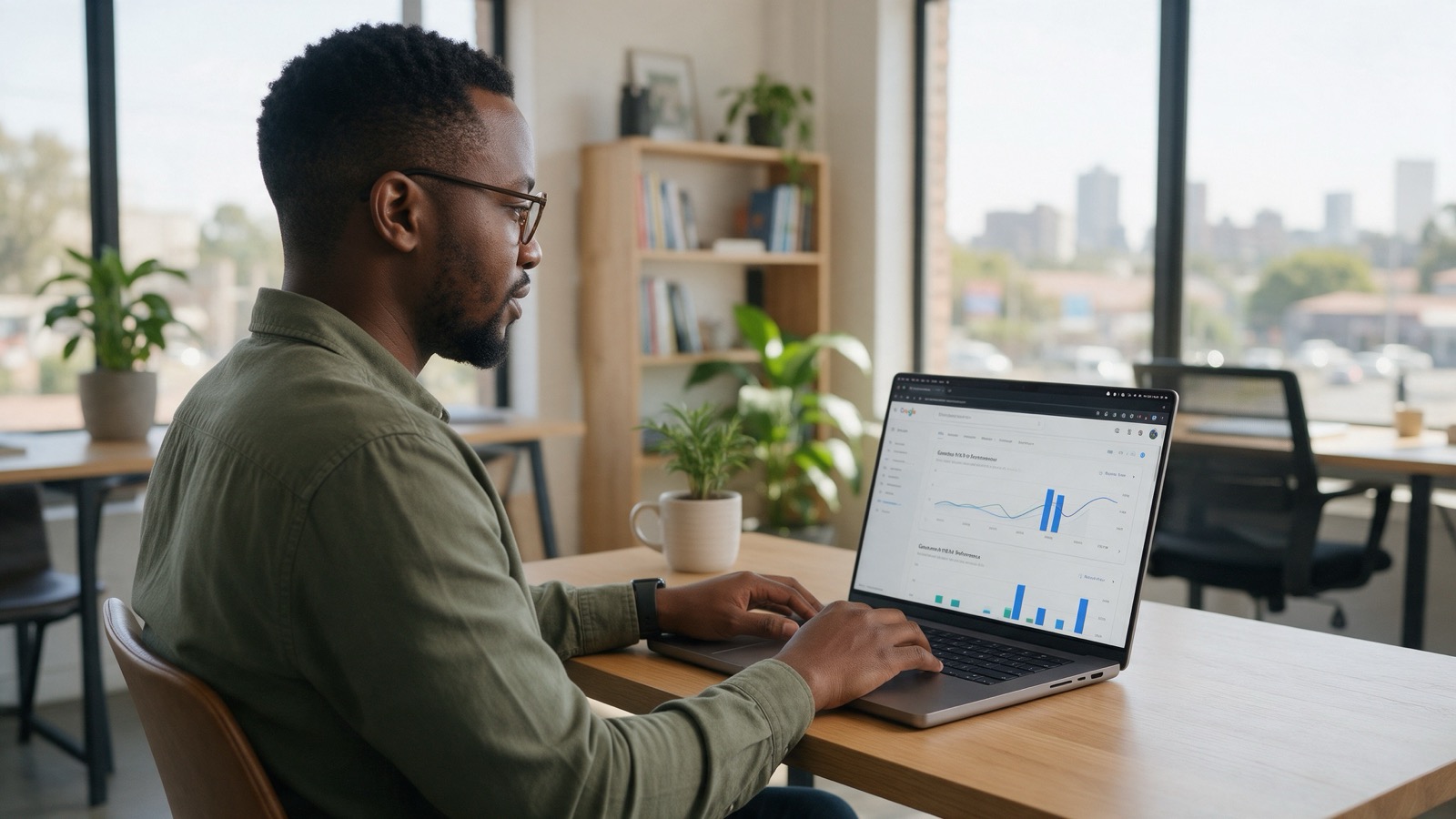 Google Search Console Generative AI performance report showing AI Overview impressions for a South African website - Dsignr Digital