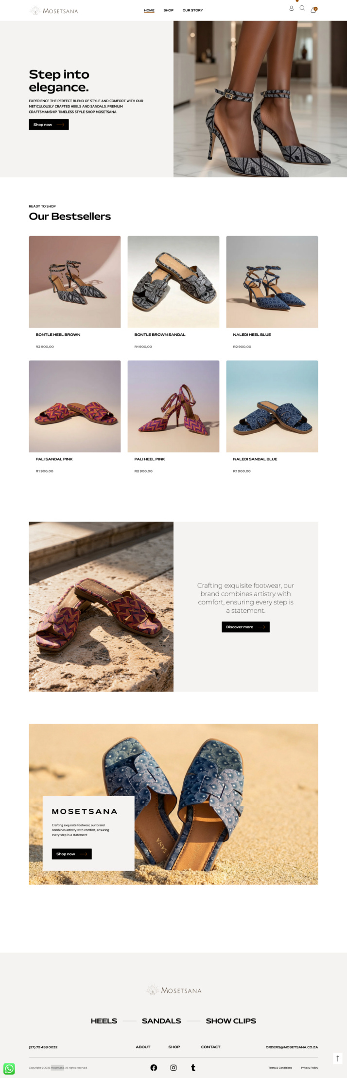 Dsignr Digital | Ecommerce solutions for Premium footwear &amp; Logo design Mosetsana