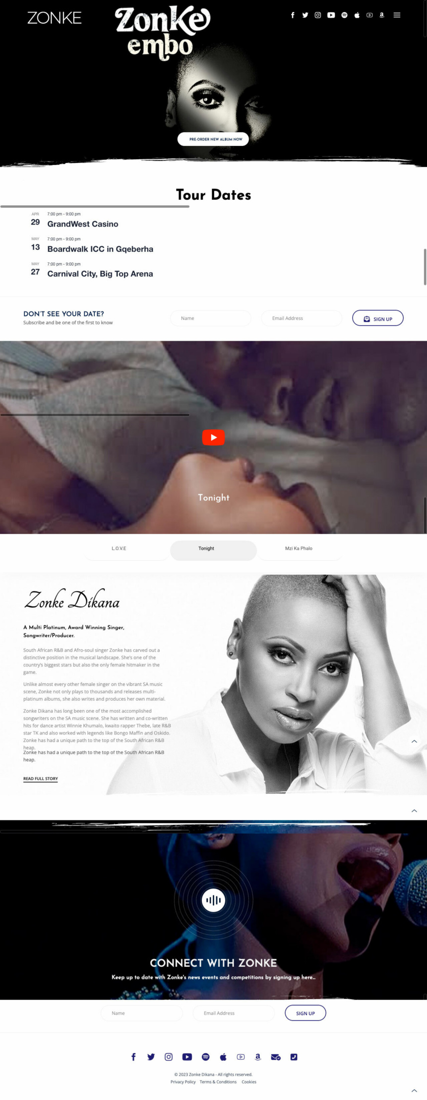 Dsignr Digital | eCommerce solutions for award winning artists Zonke Dikana